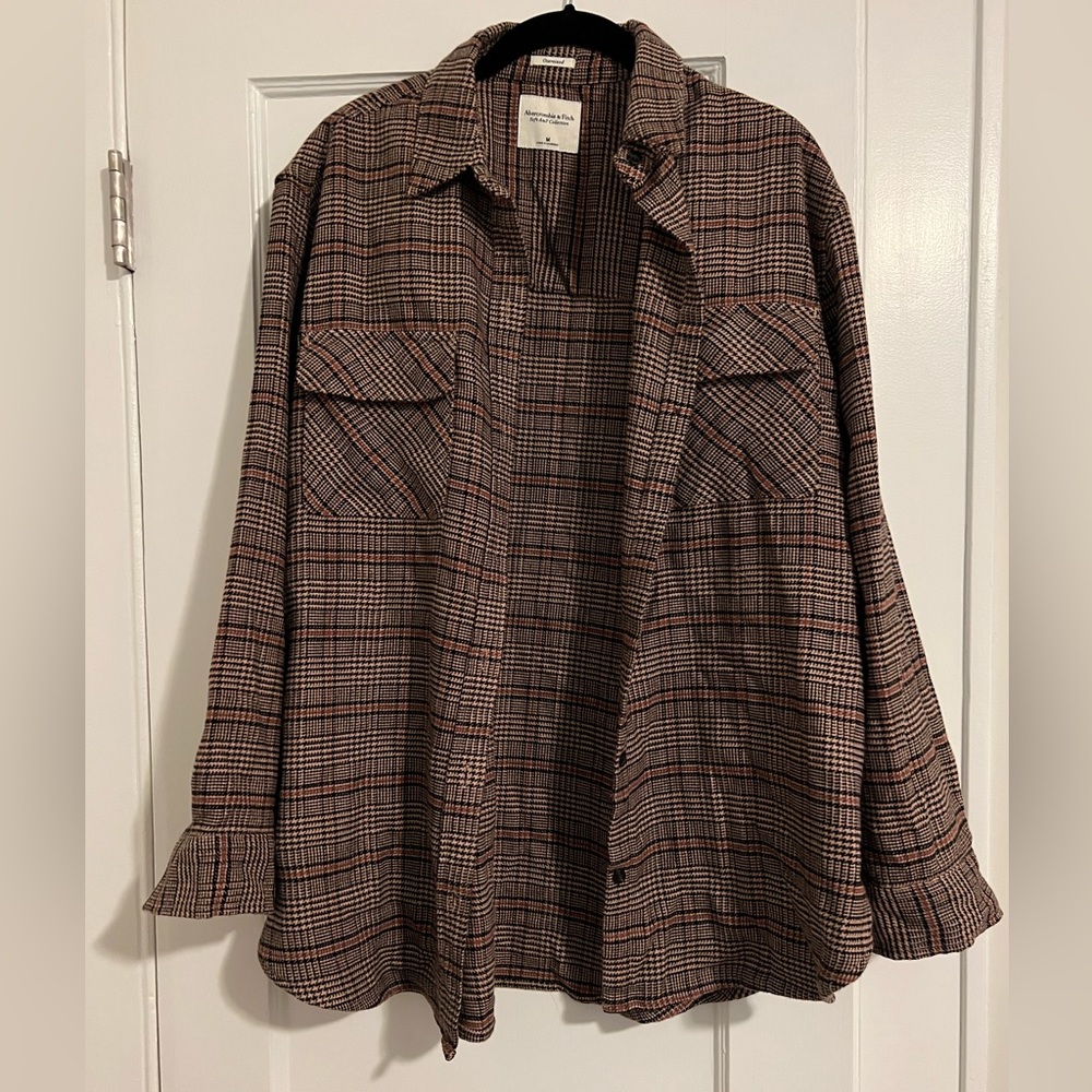 A&F Oversized Flannel - M